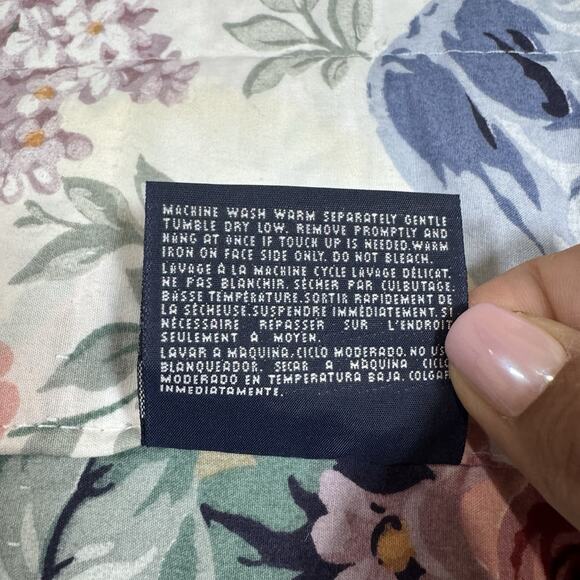 Vintage Ralph Lauren Allison Floral Curtain Valence 81" X 17" - Picture 6 of 7